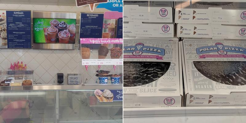 Baskin-Robbins Menu