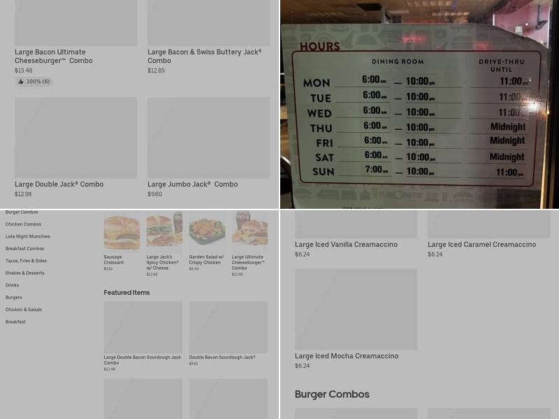 Jack In The Box Menu