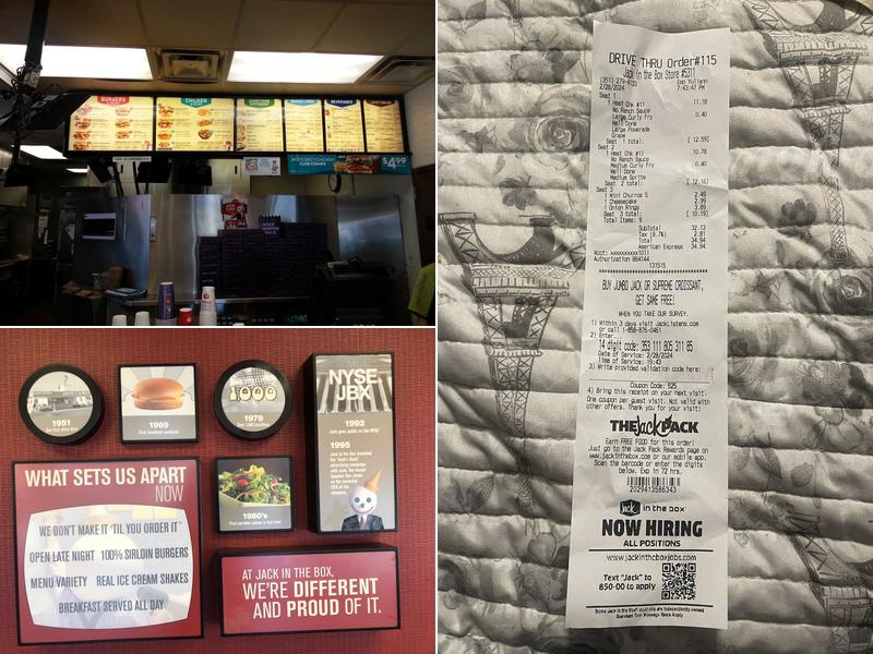 Jack In The Box Menu