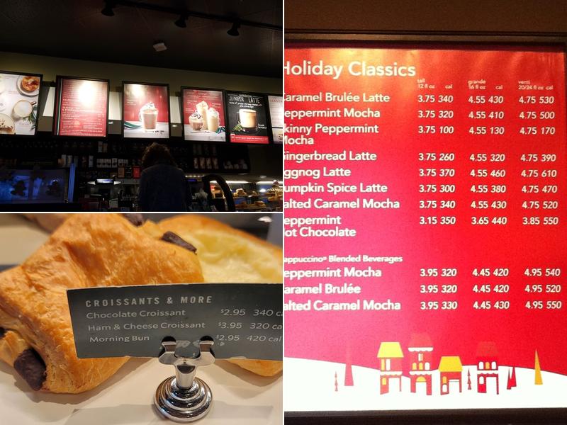 Starbucks Coffee Company Menu