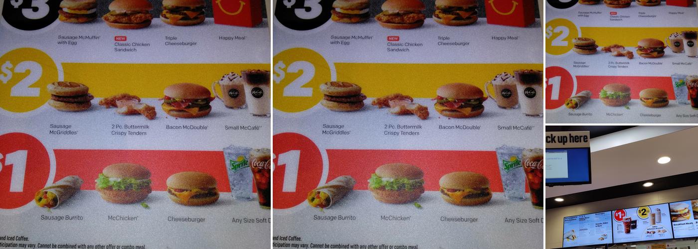 McDonald's Menu