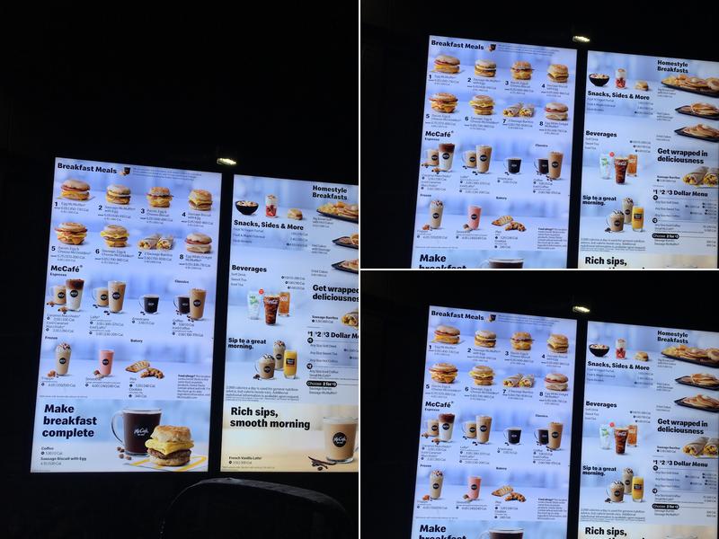 McDonald's Menu