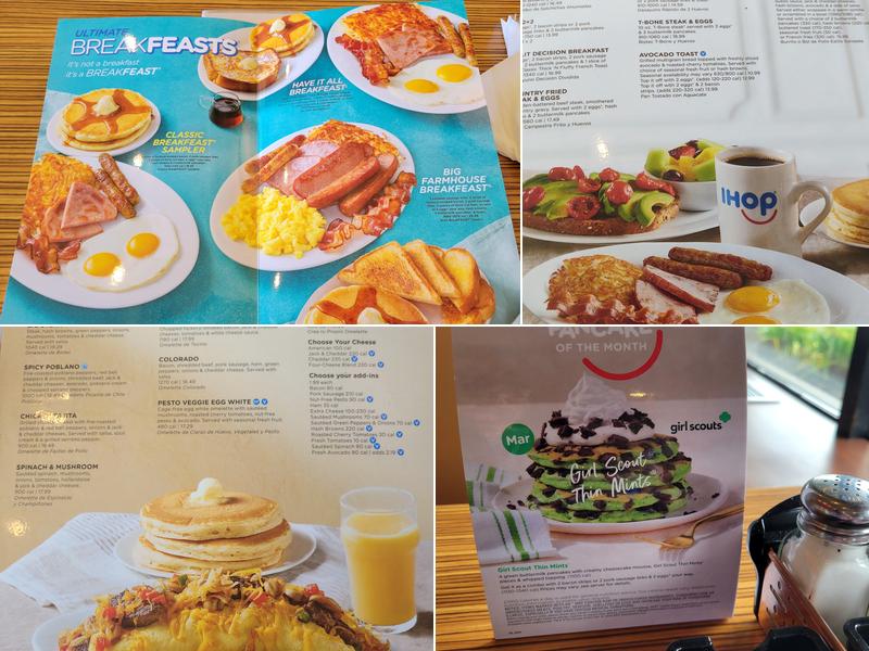 IHOP Menu