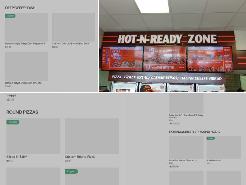 Little Caesars Pizza Menu