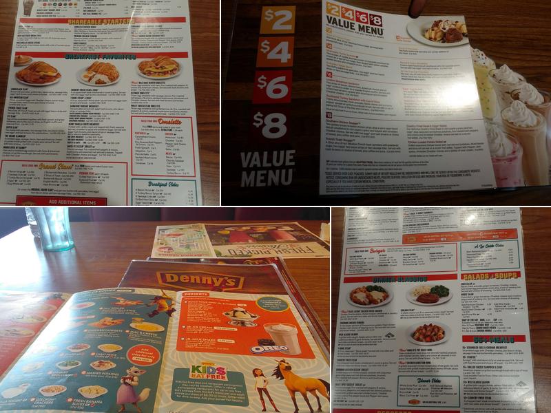 Denny's Menu