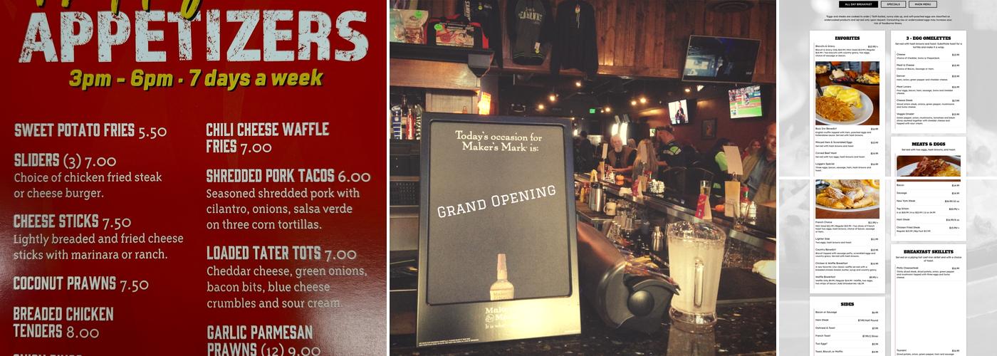Buzz Inn Steakhouse Menu