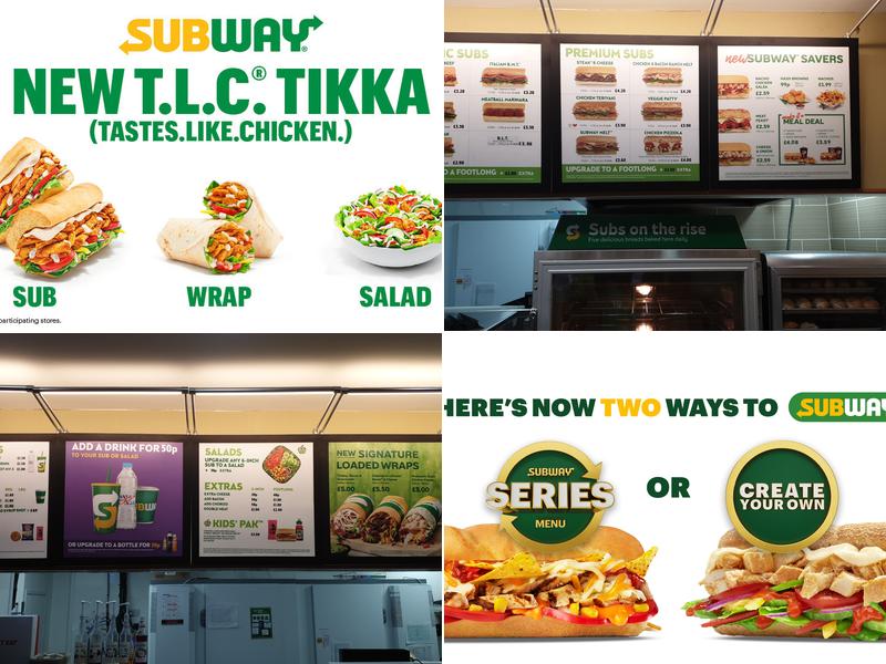 Subway Menu