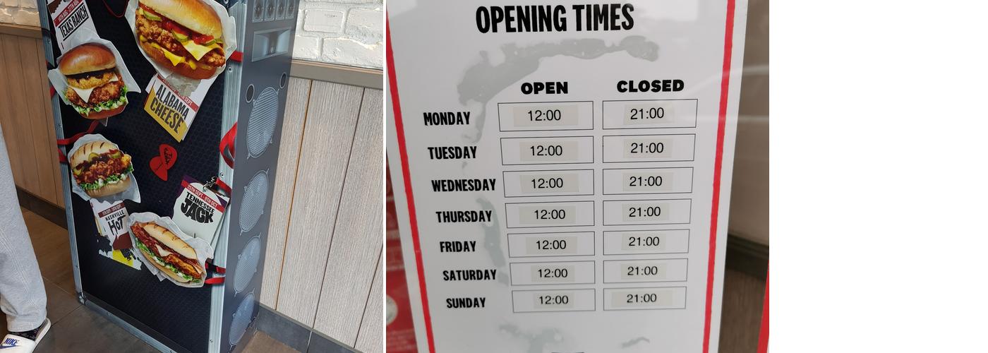 KFC Marshalswick - The Quadrant Menu