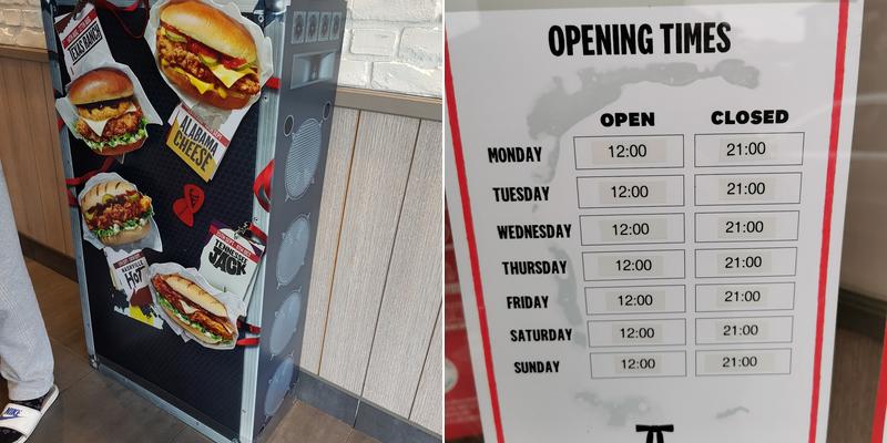 KFC Marshalswick - The Quadrant Menu