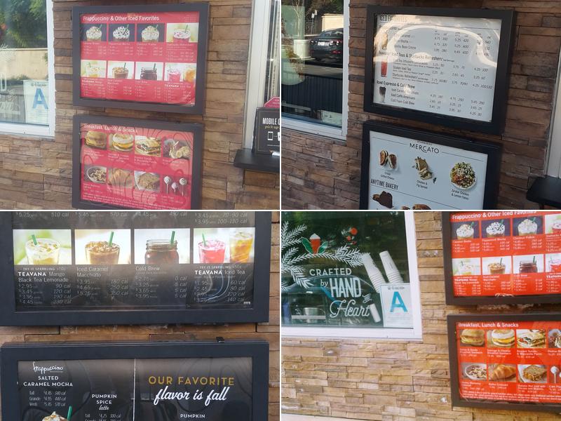 Starbucks Menu