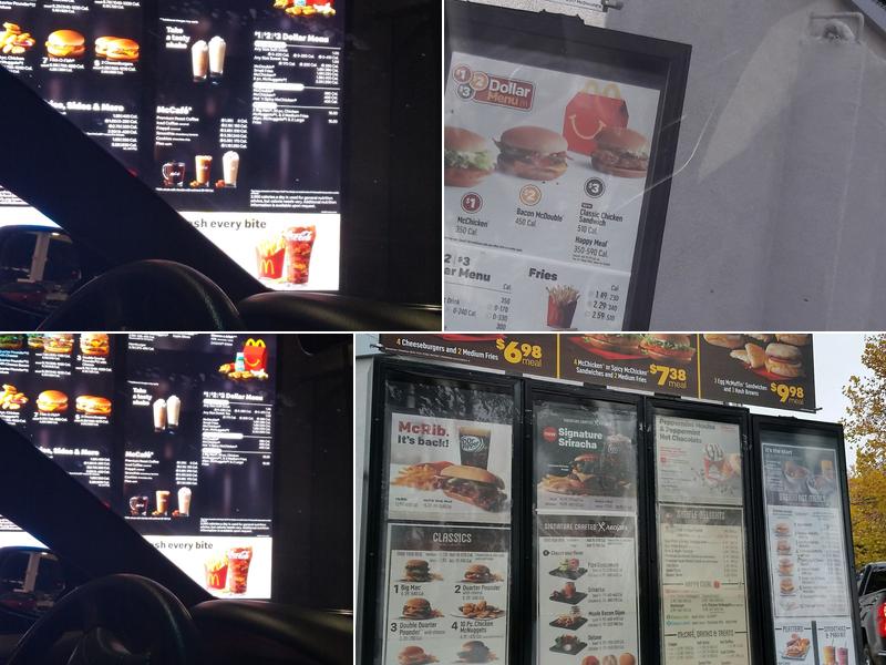 McDonald's Menu
