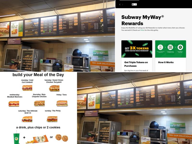 Subway Menu