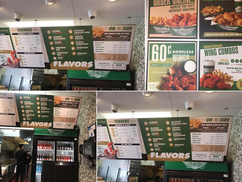 Wingstop Menu
