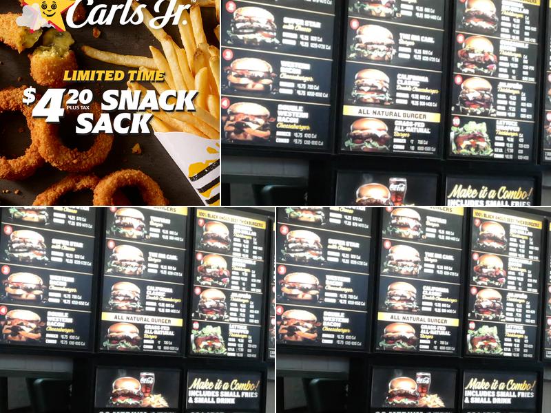 Carl’s Jr. Menu