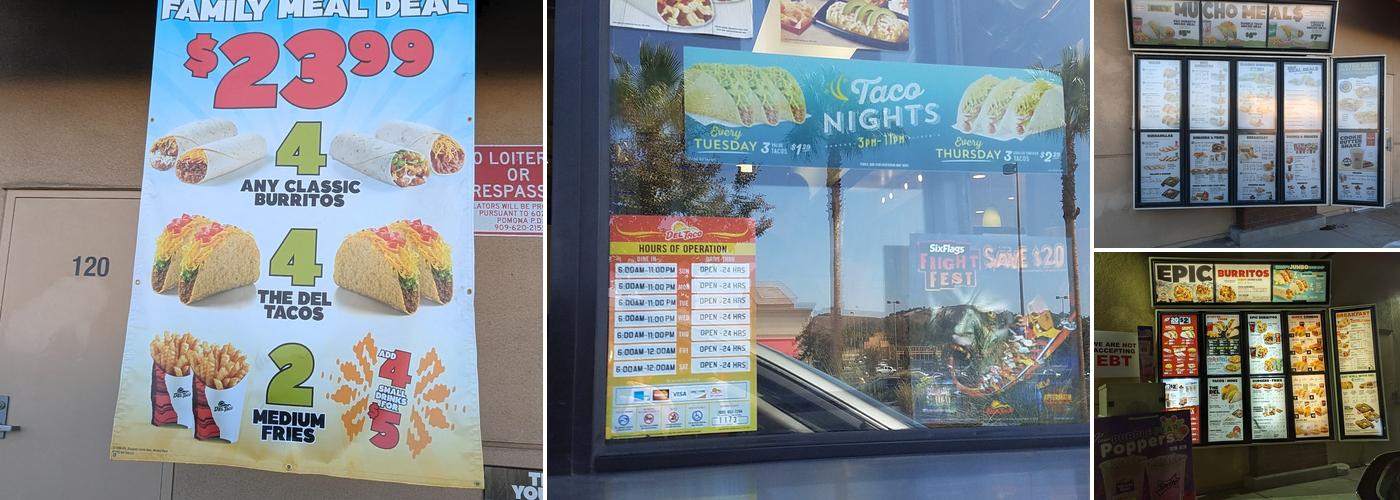Del Taco Menu