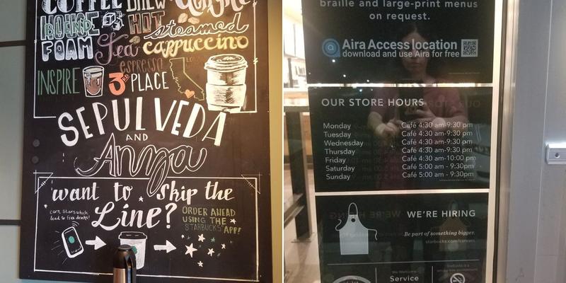 Starbucks Menu