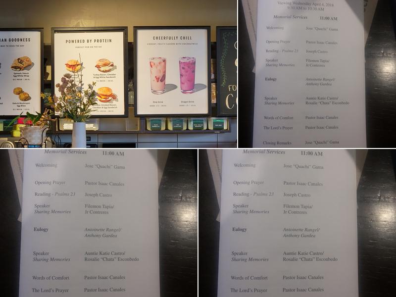 Starbucks Menu