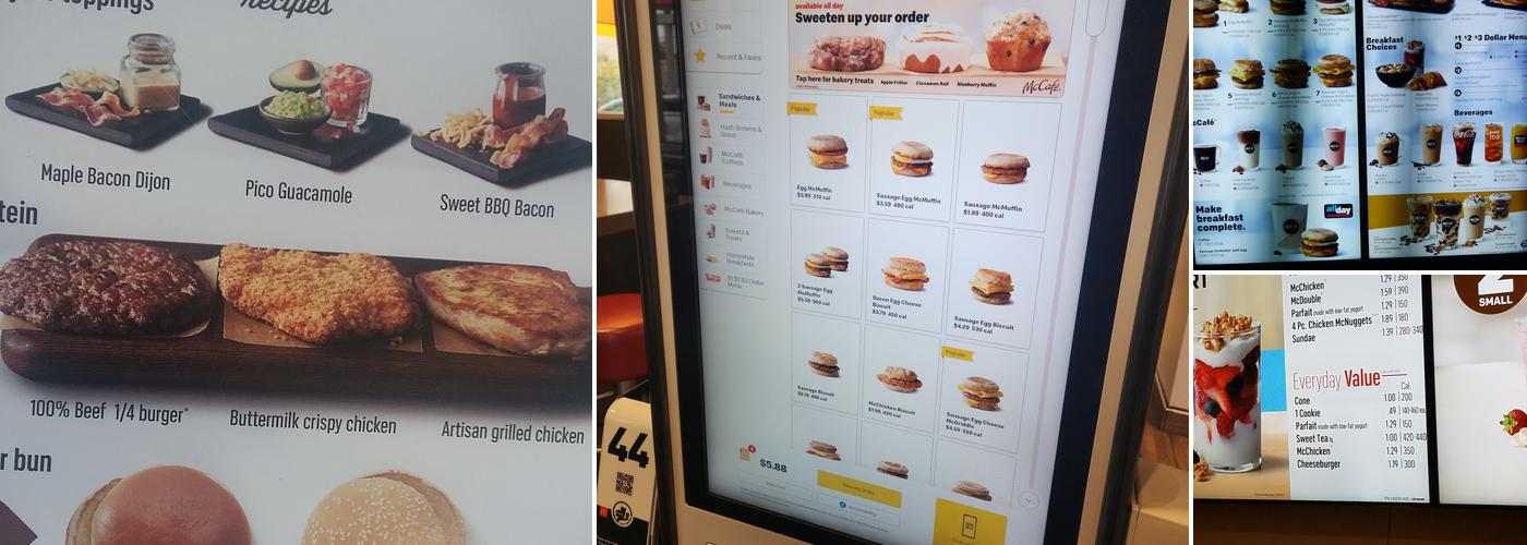McDonald's Menu