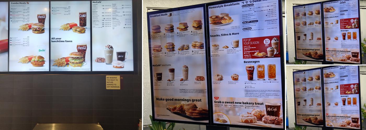 McDonald's Menu