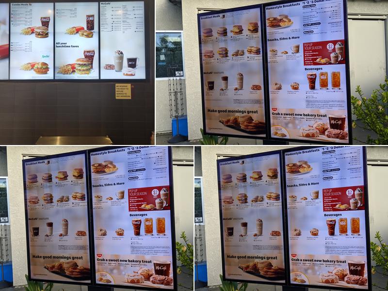 McDonald's Menu