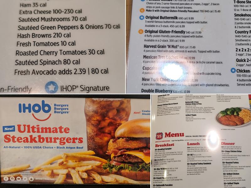 IHOP Menu