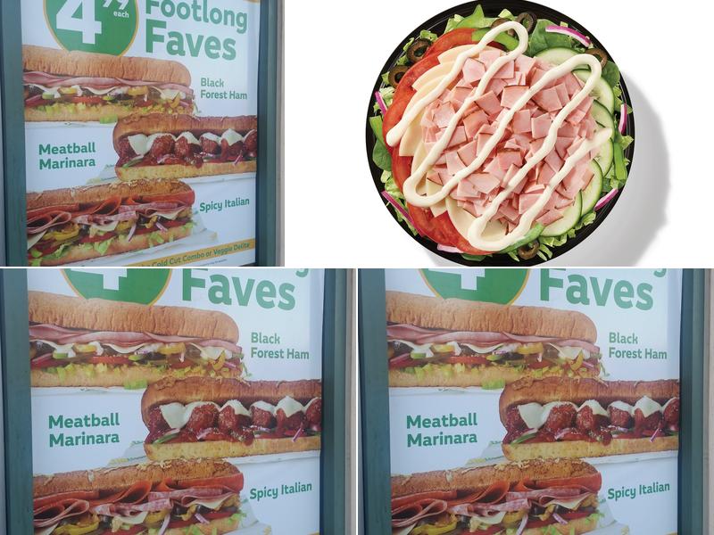 Subway Menu