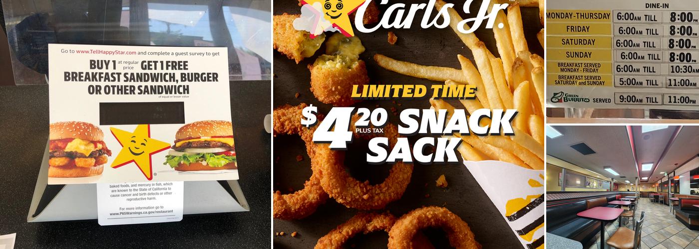 Carl’s Jr. Menu