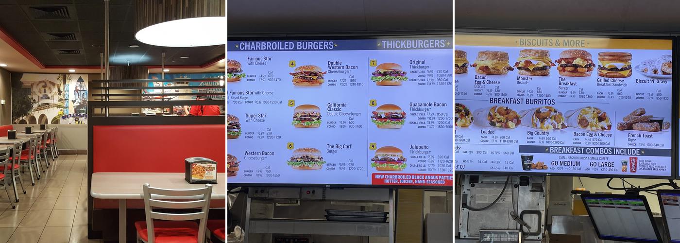 Carl’s Jr. Menu
