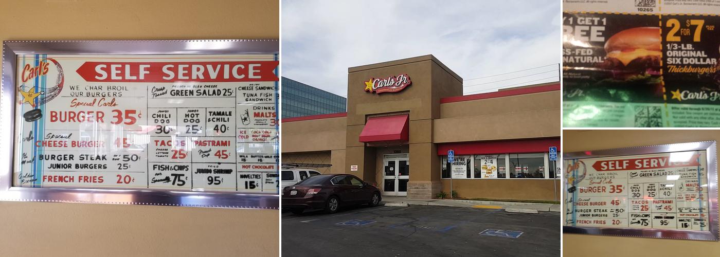 Carl’s Jr. Menu