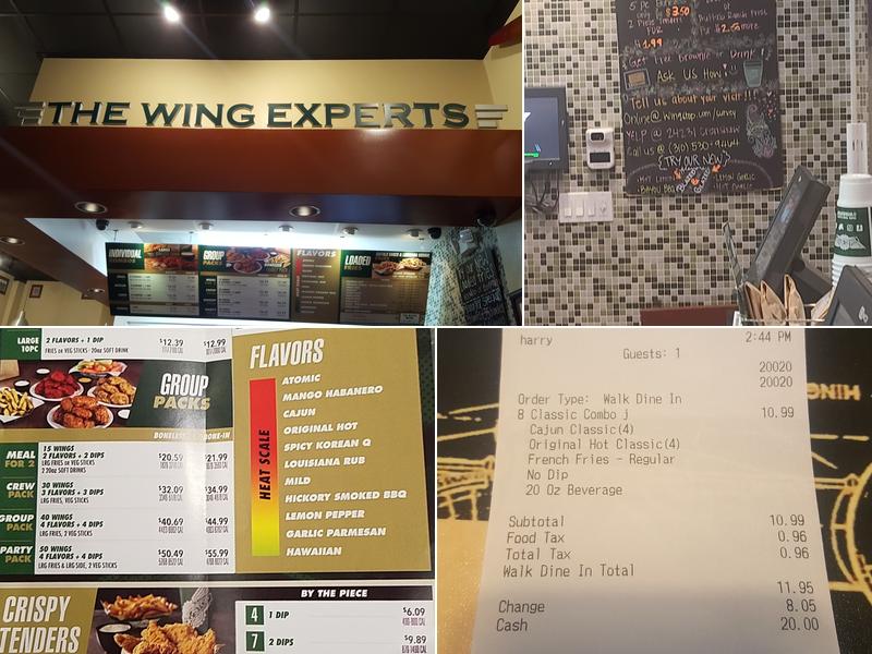 Wingstop Menu