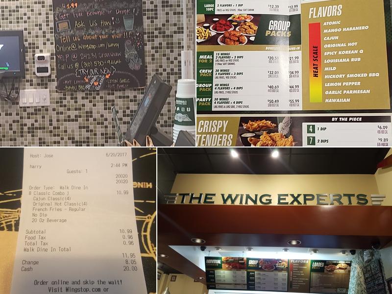 Wingstop Menu