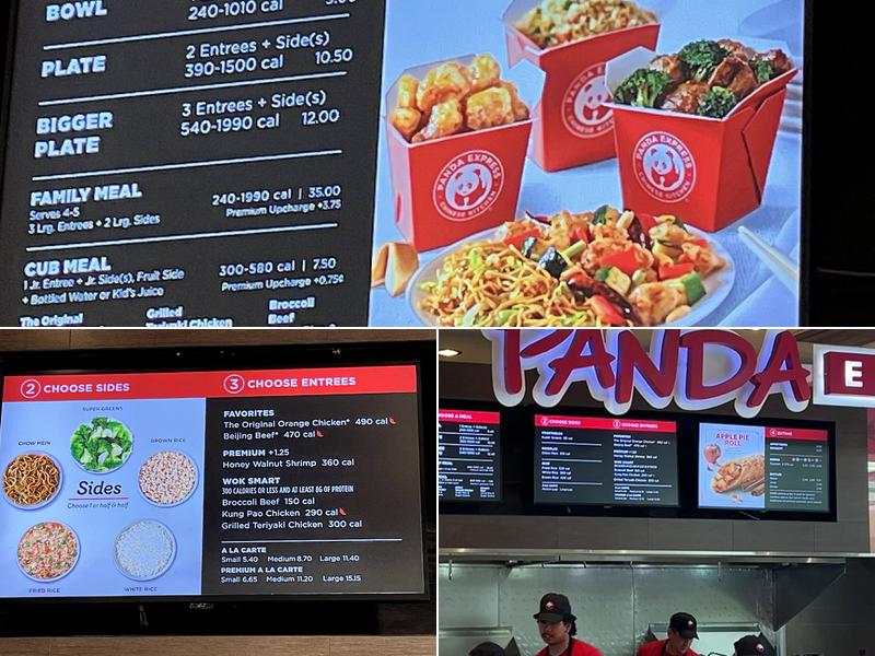 Panda Express Menu