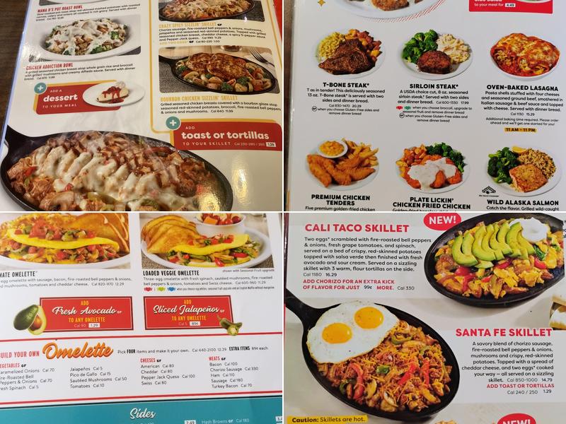 Denny's Menu