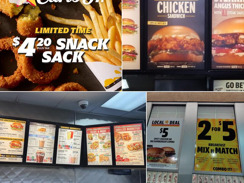 Carl's Jr. Menu