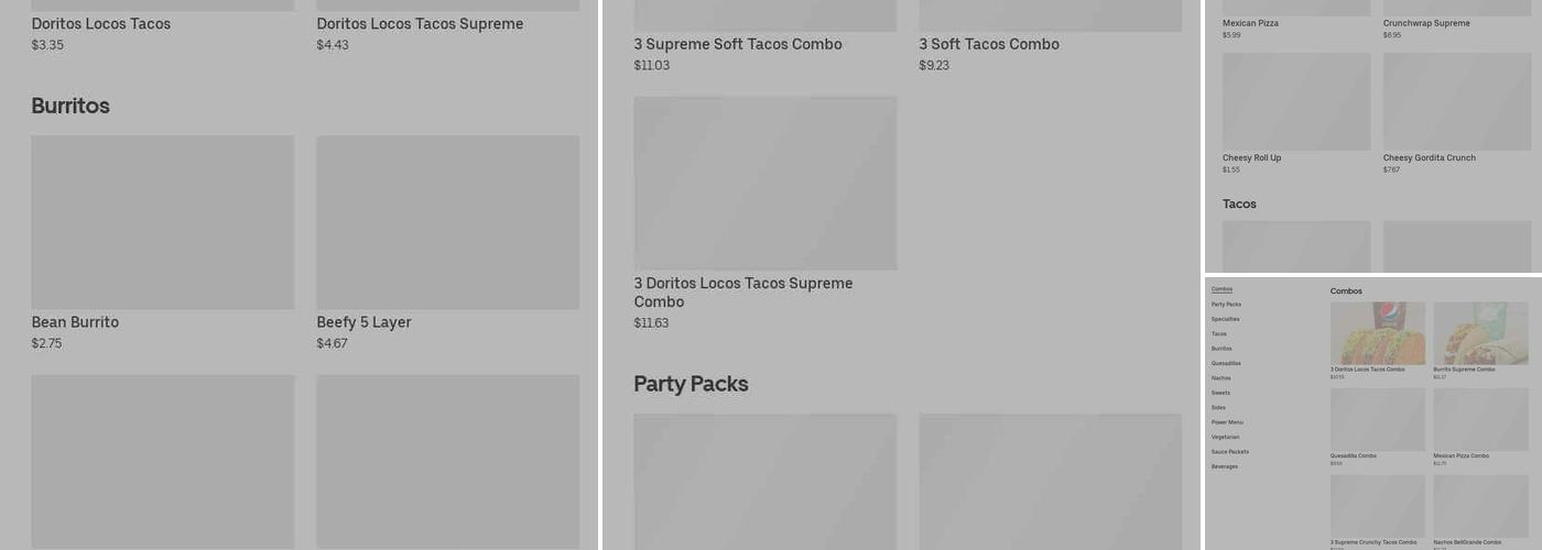 Taco Bell Menu