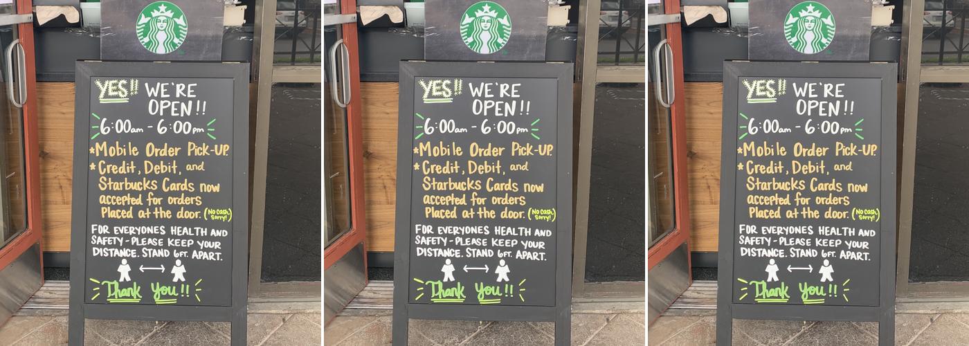 Starbucks Coffee Company Menu