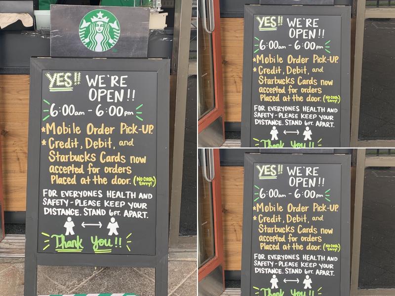 Starbucks Menu