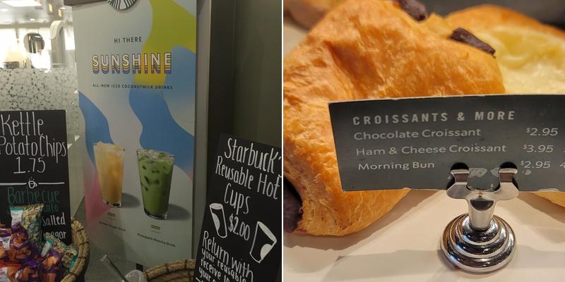 Starbucks Coffee Company Menu