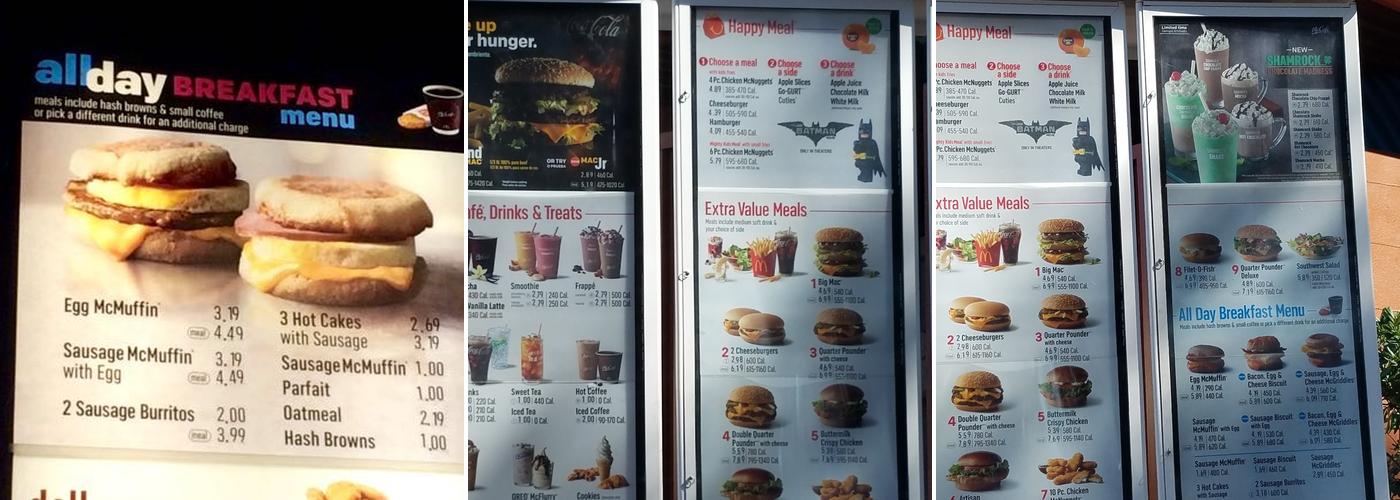 McDonald's Menu