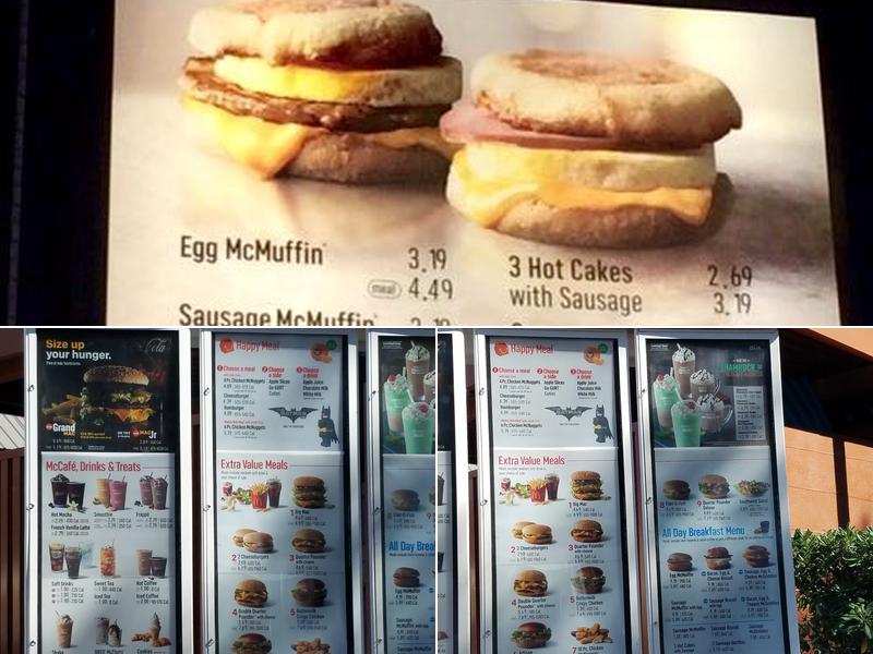 McDonald's Menu