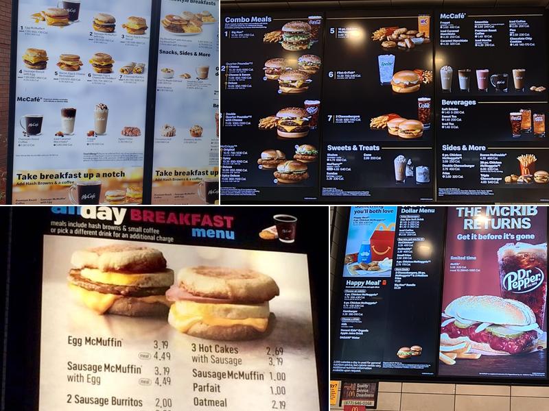 McDonald's Menu