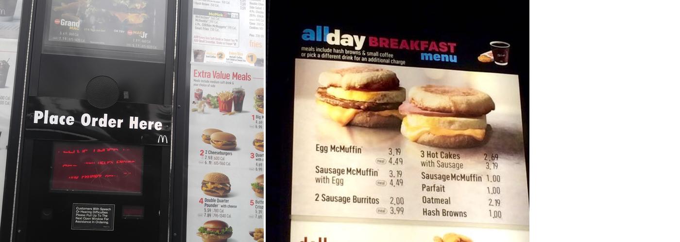 McDonald's Menu