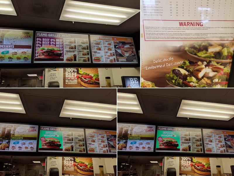 Burger King Menu