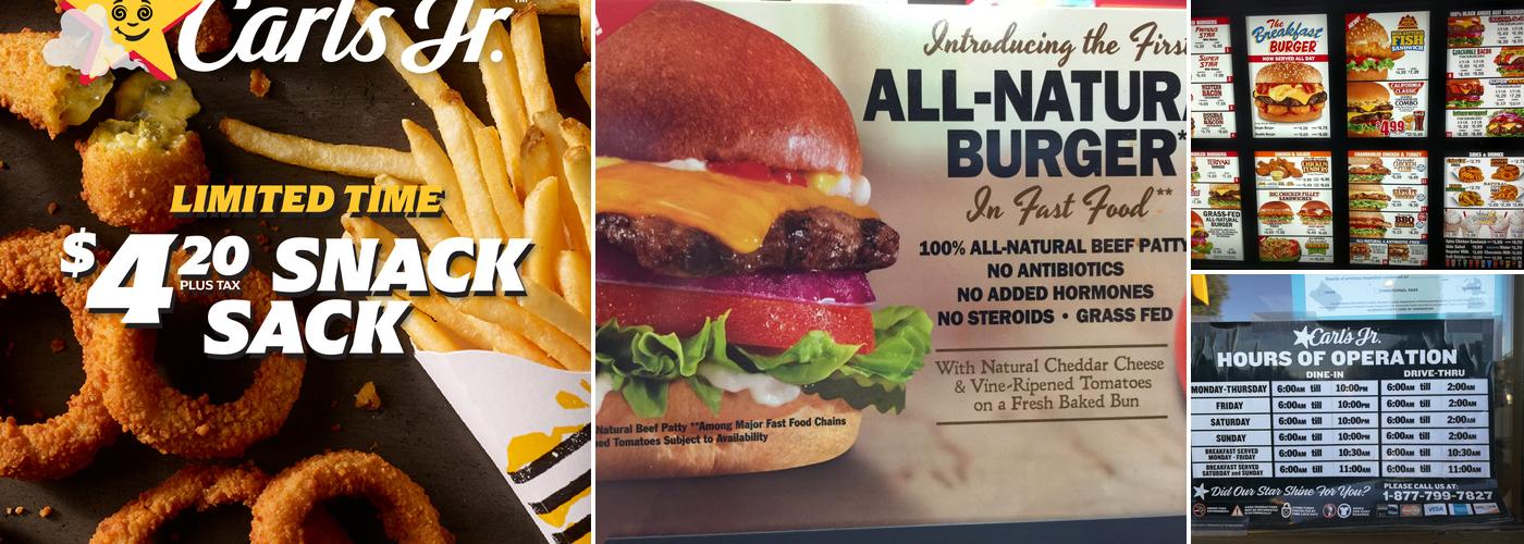 Carl's Jr. Menu