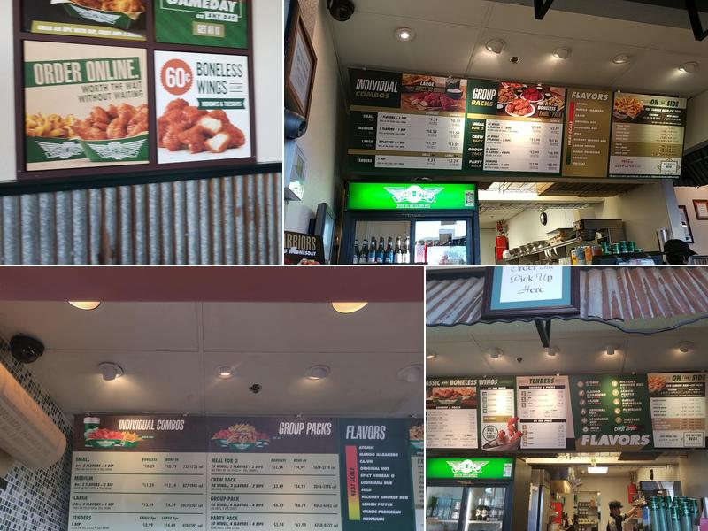 Wingstop Menu