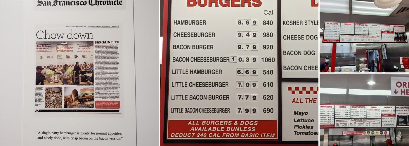 Five Guys Menu