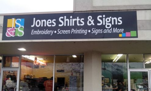 Jones Shirts & Signs