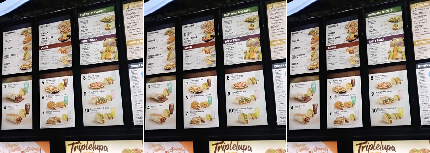 Taco Bell Menu