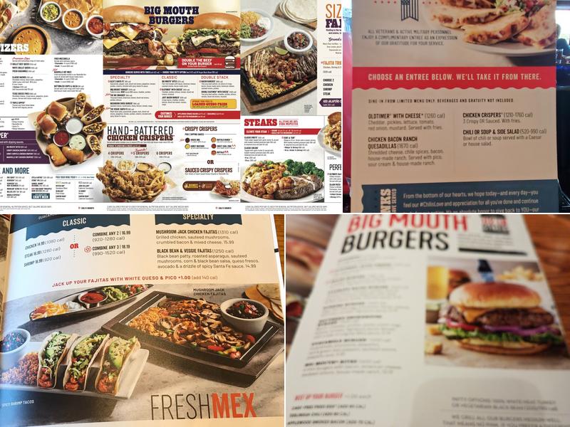 Chili's Grill & Bar Menu