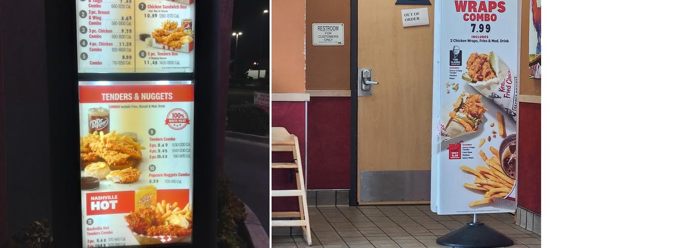 KFC Menu